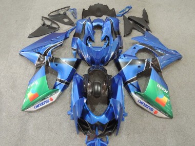 Online Azul Verde JOMO Carenado Moto Suzuki GSXR 1000 2009-2016