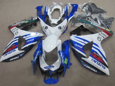 Online Blanco Azul Rojo Samsung Carenado Moto Suzuki GSXR 1000 2009-2016