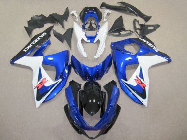 Online Blanco Azul Negro Carenado ABS Suzuki GSXR 1000 2009-2016