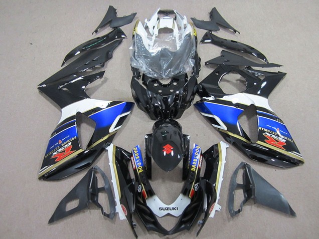 Online Blanco Azul Negro Dark Dog Carenado Moto Suzuki GSXR 1000 2009-2016