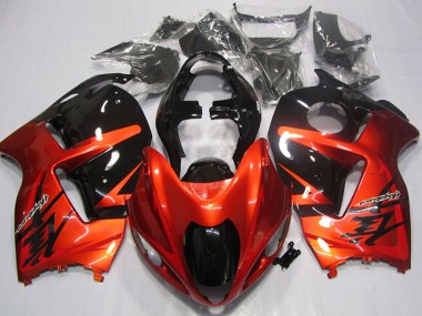 Online Naranja Negro Carenado Moto Suzuki GSXR 1300 Hayabusa 1996-2007