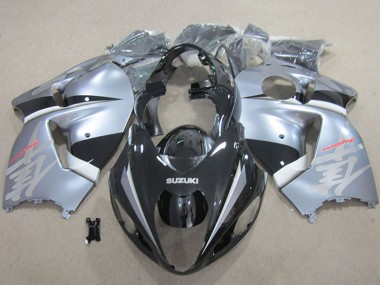 Online Negro Mate Plata Carenado Moto Suzuki GSXR 1300 Hayabusa 1996-2007