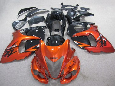 Online Naranja Negro Carenado Moto Suzuki GSXR 1300 Hayabusa 2008-2020