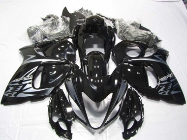 Online Negro Brillante Plata Carenado Moto Suzuki GSXR 1300 Hayabusa 2008-2020