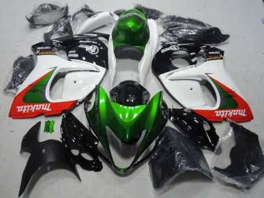 Online Blanco Verde Rojo Makita Carenado Moto Suzuki GSXR 1300 Hayabusa 2008-2020