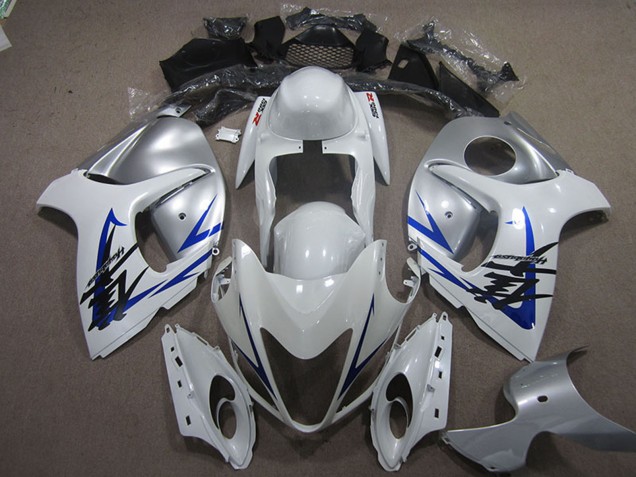 Online Blanco Azul Carenados Moto Suzuki GSXR 1300 Hayabusa 2008-2020