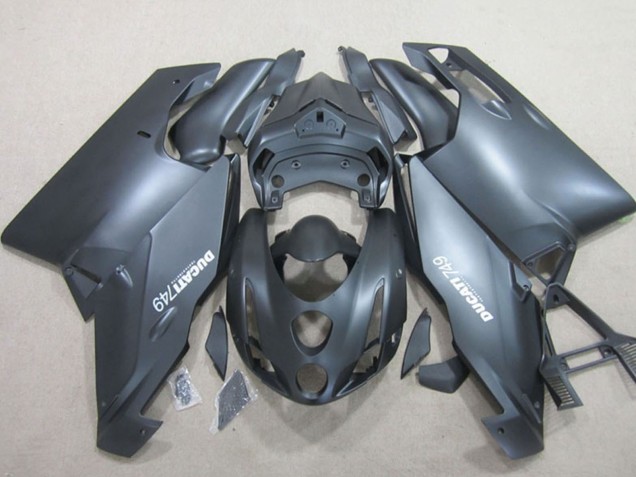 Online Negro Mate Carenado Moto Ducati 749 2003-2004