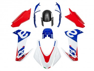 Online Blanco Azul Rojo Carenados Moto Aprilia RS660 2020-2024