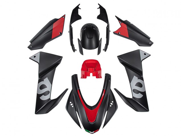 Online Negro Rojo Carenado Moto Aprilia RS660 2020-2024
