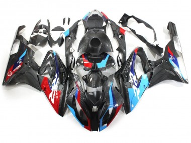 Online Azul Rojo FibraCarbono Carenado Moto BMW S1000RR 2015-2016