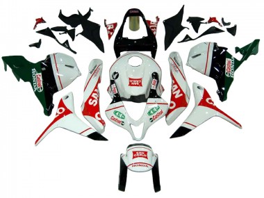 Online Blanco Rojo Verde Castrol San Carlo Carenado Moto Honda CBR600RR 2009-2012
