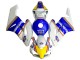 Online Blanco Azul Amarillo Rothmans Carenado Moto Honda CBR1000RR 2004-2005