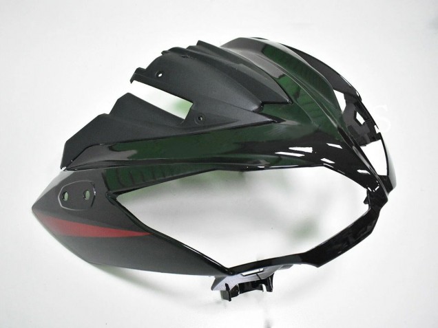 Online Rojo Negro Brillante Carenado Moto Kawasaki EX650 2012-2016