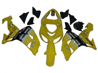 Online Amarillo Plata Negro Elf Carenado Moto Kawasaki ZX10R 2006-2007