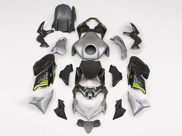 Online Negro Plata Carenado Moto Kawasaki Z900 2020-2024