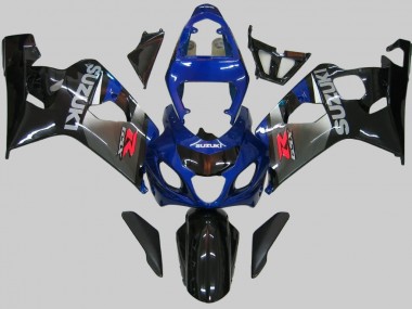 Online Azul Gris Negro Brillante Carenado Moto Suzuki GSXR 600/750 2004-2005