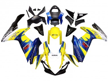 Online Amarillo Azul Blanco Negro Corona Extra Alstare Carenado Moto Suzuki GSXR 600/750 2011-2024