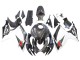 Online Negro Blanco FibraCarbono Estilo Carenado Moto Suzuki GSXR 600/750 2006-2007