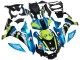 Online Azul Verde Negro Tiburón Carenado Moto Yamaha YZF R1 2015-2019