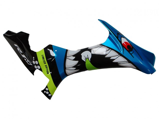Online Azul Verde Negro Tiburón Carenado Moto Yamaha YZF R1 2015-2019