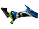 Online Azul Verde Negro Tiburón Carenado Moto Yamaha YZF R1 2015-2019