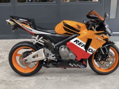 Online Negro Naranja Blanco Rojo Repsol Carenado Moto Honda CBR600RR 2005-2006