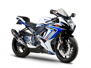 Online Blanco Azul Negro Yoshimura Carenado Moto Suzuki GSXR 1000 2005-2006