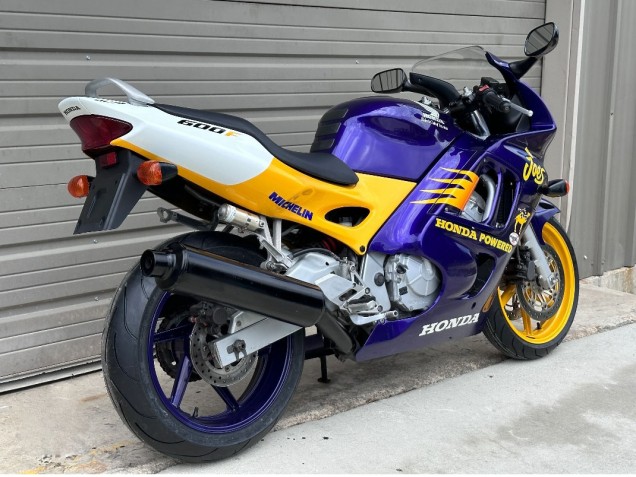 Online Amarillo Plata Azul Carenado Moto Honda CBR600 F3 1995-1996