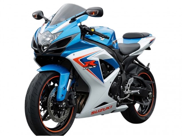 Online Blanco Azul Rojo Carenado Moto Suzuki GSXR 600 2006-2007