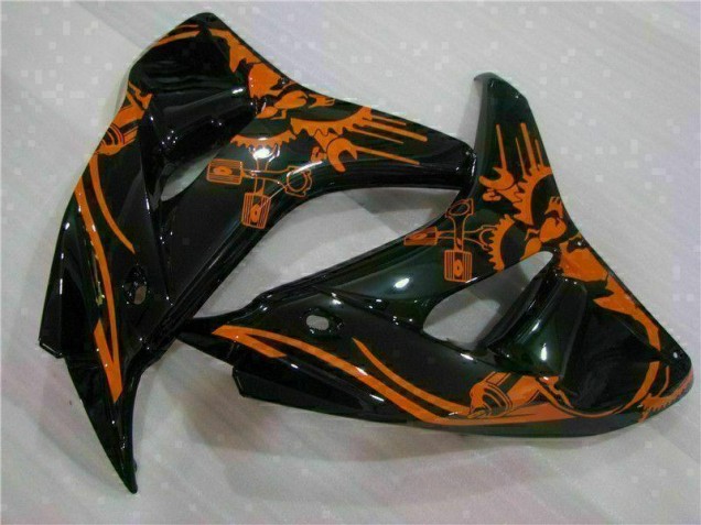 Marrón Negro Carenado Moto CBR 1000 RR 06-07 Marrón Negro Carenado Moto CBR 1000 RR 06-07