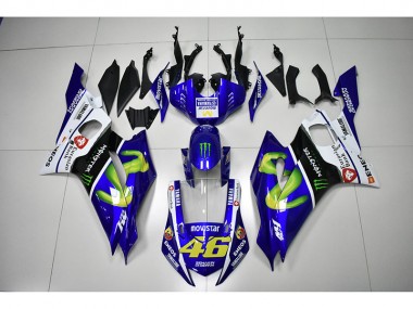 Monster Azul Movistar 46 Carenado Moto R6 17-23