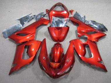 Naranja Inyección Kits Carenado Moto ZX6R 05-06