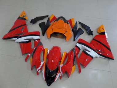 Naranja Negro & Blanco Carenado Moto ZX10R 03-05