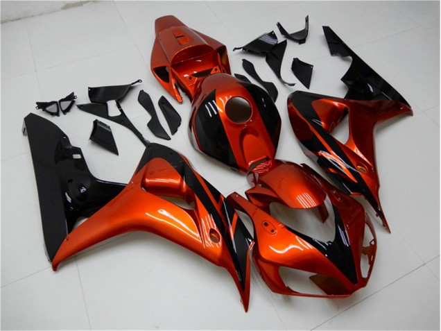 Naranja Negro Carenado Moto CBR 1000 RR 06-07 Naranja Negro Carenado Moto CBR 1000 RR 06-07