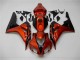 Naranja Negro Carenado Moto CBR 1000 RR 06-07 Naranja Negro Carenado Moto CBR 1000 RR 06-07