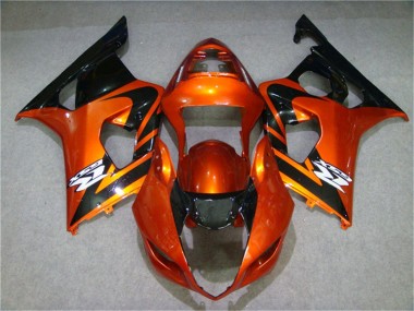 Naranja Negro Carenado Moto GSXR 1000 K3 03-04