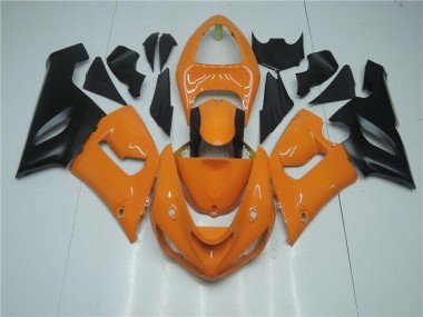 Naranja Negro Carenado Moto ZX6R 05-06