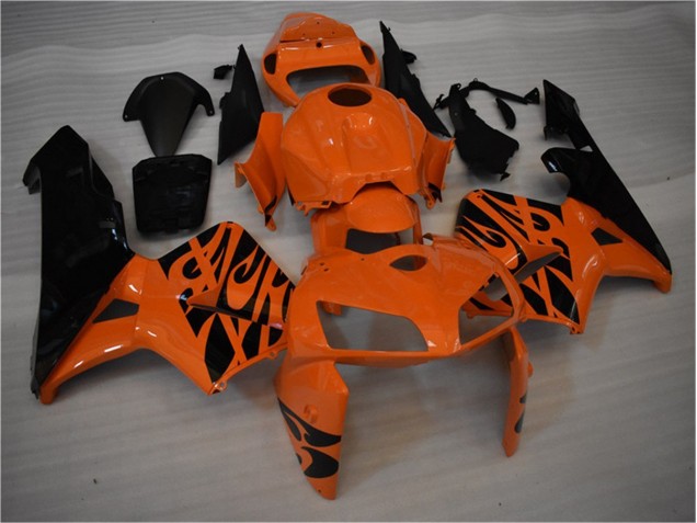 Naranja Negro Kits Carenado Moto CBR 600 RR 05-06 Naranja Negro Kits Carenado Moto CBR 600 RR 05-06