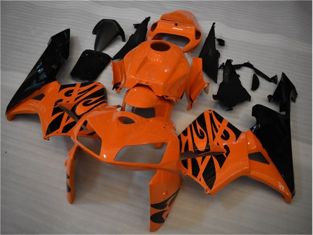 Naranja Negro Kits Carenado Moto CBR 600 RR 05-06 Naranja Negro Kits Carenado Moto CBR 600 RR 05-06