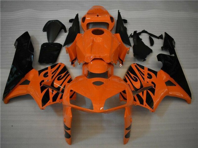 Naranja Negro Kits Carenado Moto CBR 600 RR 05-06 Naranja Negro Kits Carenado Moto CBR 600 RR 05-06