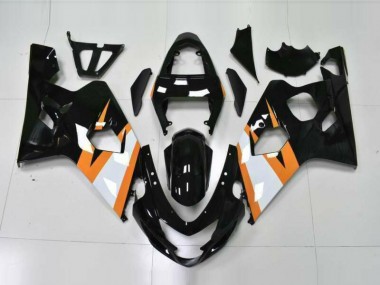 Naranja Negro Kits Carenado Moto GSXR 600 / 750 K4 04-05
