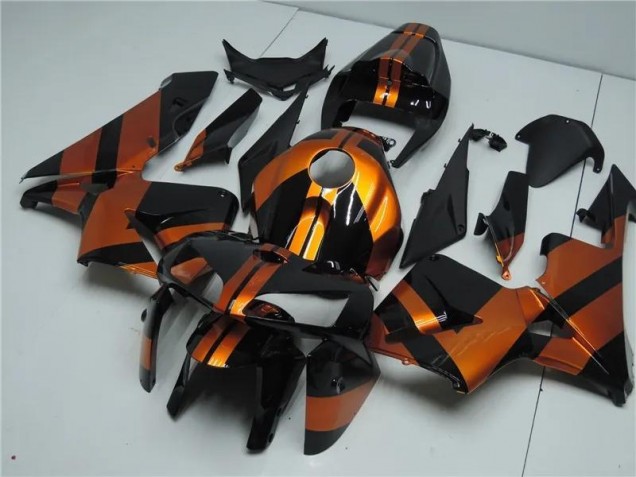 Naranja Negro Kits Completo Carenado Moto CBR 600 RR 05-06 Naranja Negro Kits Completo Carenado Moto CBR 600 RR 05-06