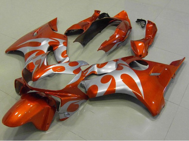 Naranja Plata Carenado Moto CBR 600 F4i 04-07 Naranja Plata Carenado Moto CBR 600 F4i 04-07