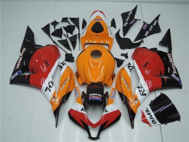 Naranja Rojo Negro Repsol Carenado Moto CBR 600 RR 09-12