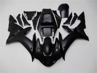 Negro ABS Kits Carenado Moto R1 02-03
