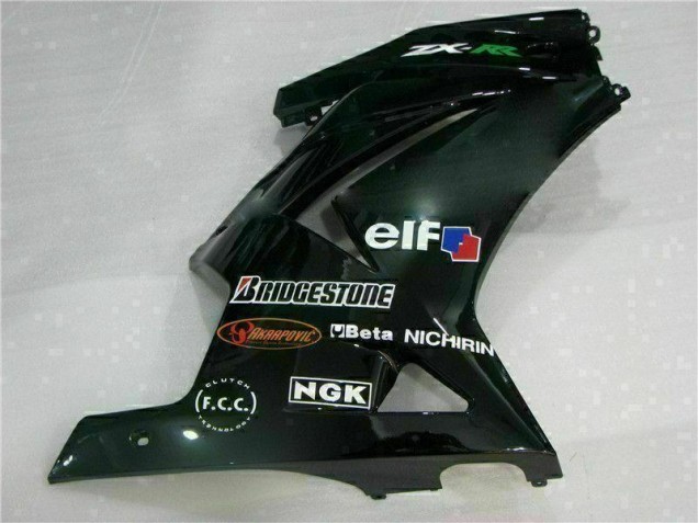 Negro ABS Moto Plástico EX250 08-12 Negro ABS Moto Plástico EX250 08-12
