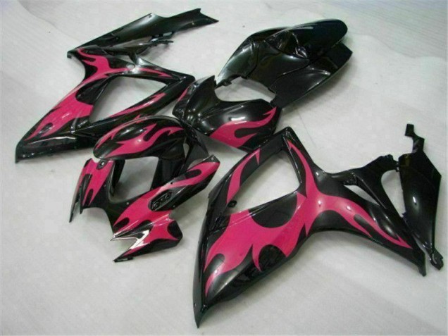 Negro ABS Moto Plástico GSXR 600 / 750 K6 06-07 Negro ABS Moto Plástico GSXR 600 / 750 K6 06-07