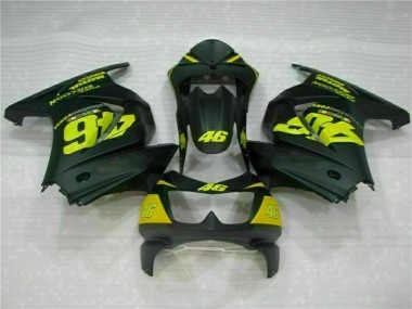 Negro Amarillo 46 Carenado Moto EX250 08-12