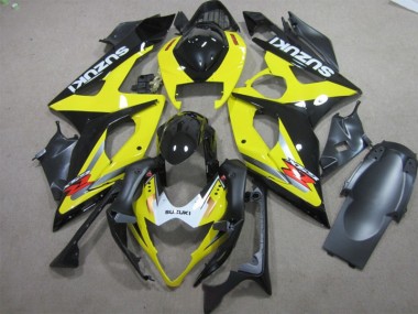 Negro Amarillo Carenado Moto GSXR 1000 K5 05-06