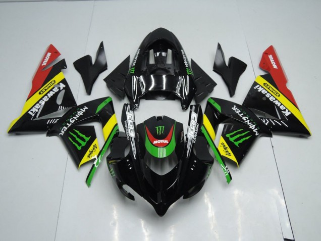 Negro Amarillo Monster Carenado Moto ZX10R 03-05 Negro Amarillo Monster Carenado Moto ZX10R 03-05